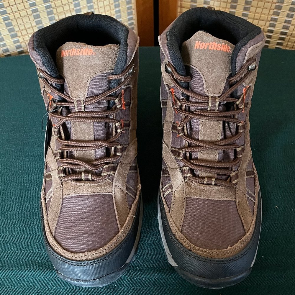 NEW Northside Kid's Rampart Mid Waterproof Boots - Medium Brown, Boy's Size 6